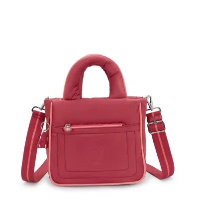 Kipling Aydin Puffed Shoulder Bag In Red