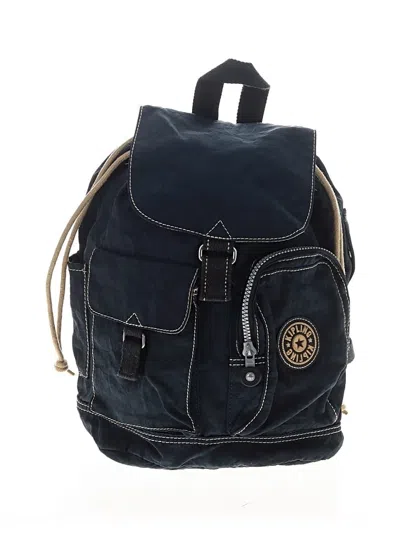 Pre-owned Kipling Backpack In Blue