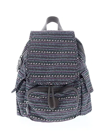 Pre-owned Kipling Backpack In Gray