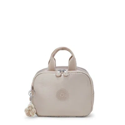 Kipling Beachpalm Small Metallic Toiletry Bag In Metallic Glow