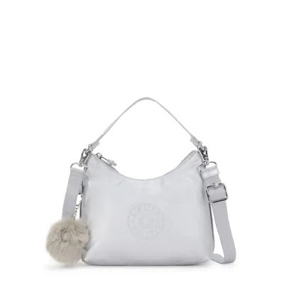 Kipling Bev Shoulder Bag In White