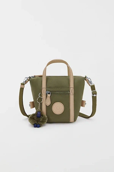 Kipling Boxy Art Crossbody Bag In Cotton Khaki, Women's At Urban Outfitters