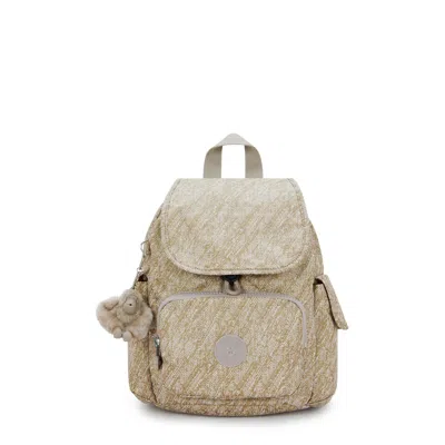 Kipling City Pack Mini Metallic Backpack