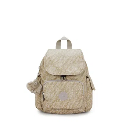Kipling City Pack Mini Metallic Backpack In Brown