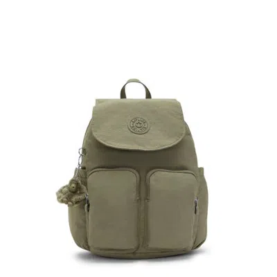 Kipling City Pocket Small Backpack In Almost Sage