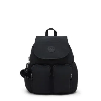 Kipling City Pocket Small Backpack In Black Noir