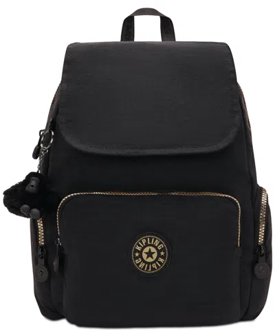 Kipling City Zip Small Backpack In Black