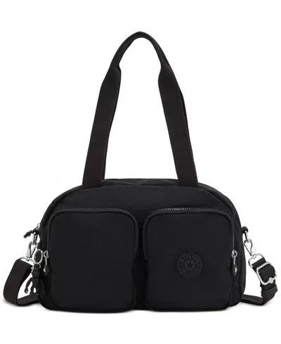 Kipling Cool Defea Nylon Medium Convertible Shoulder Bag In Black