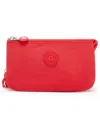 Kipling Creativity Large Cosmetic Wallet In Red Rouge