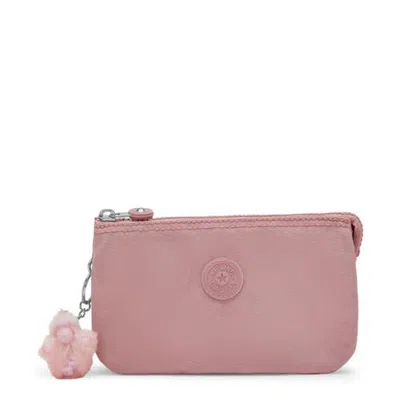 Kipling Creativity Large Pouch In Smoky Blush