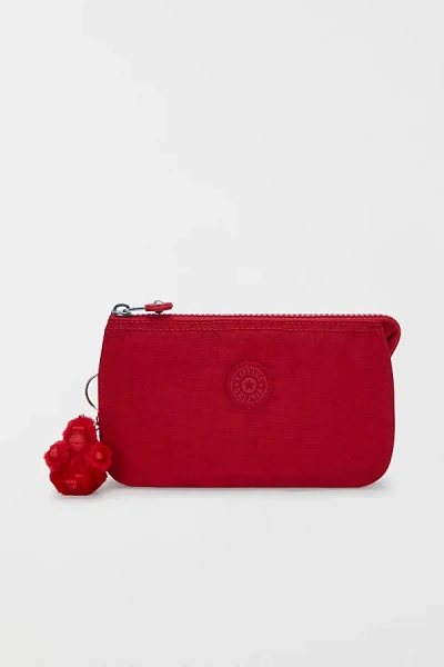 Kipling Creativity Nylon Pouch In Ruby Red, Women's At Urban Outfitters