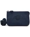 Kipling Creativity Small Pouch With Keychain In Blue Bleu 2