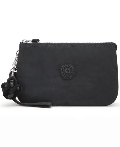 Kipling Creativity X-large Cosmetic Pouch In Black Noir,silver