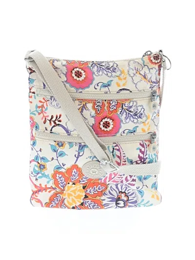Pre-owned Kipling Crossbody Bag In White