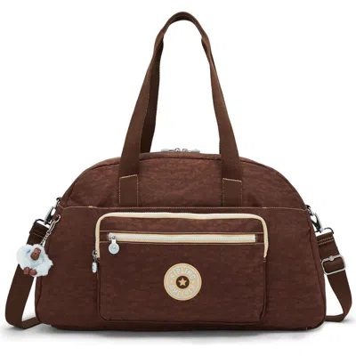 Kipling Defea Extra Large Weekender Duffle Bag In Energy Brown