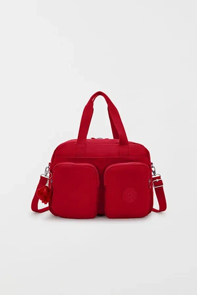 Kipling Defea Extra Large Weekender Duffle Bag In Ruby Red, Women's At Urban Outfitters