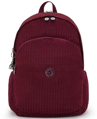 Kipling Delia Medium Laptop Backpack In Red