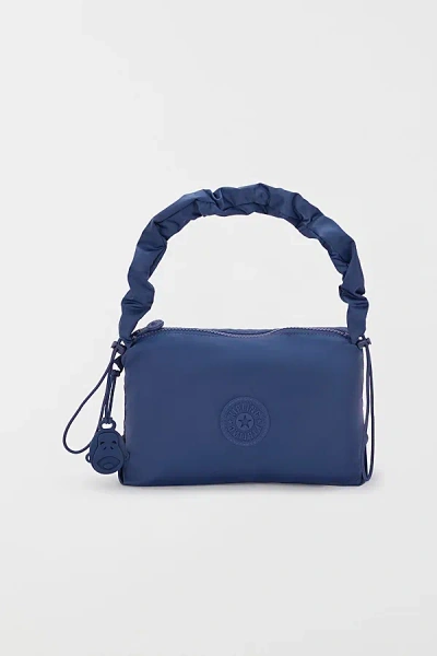 Kipling Eleni Smooth Satin Shoulder Bag In Casual Blue Gz, Women's At Urban Outfitters
