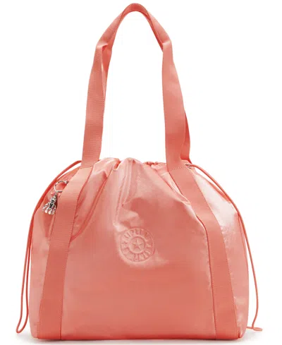 Kipling Elmar Tote Bag In Peach Glam
