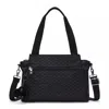 Kipling Elysia Printed Shoulder Bag Signature Emb In Black