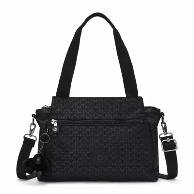 Kipling Elysia Printed Shoulder Bag Signature Emb In Multi