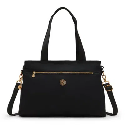 Kipling Elysia Work 15" Laptop Shoulder Bag In Blush Gold Black