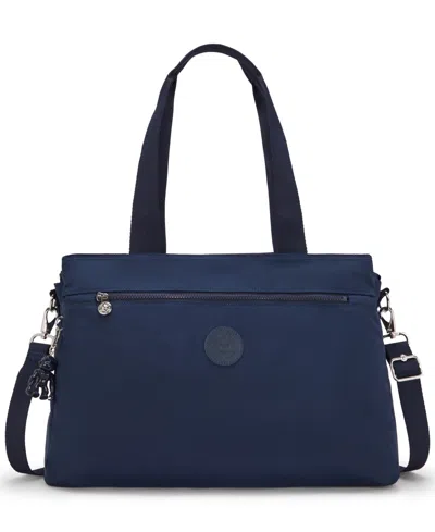 Kipling Elysia Work Shoulder Bag In Blue