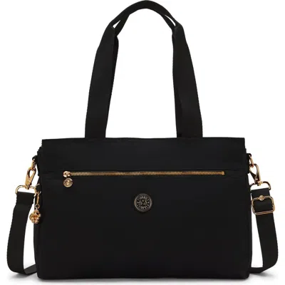 Kipling Elysia Work Small 13" Laptop Shoulder Bag In Blush Gold Black