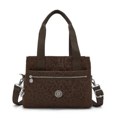 Kipling Elysiana Shoulder Bag In Soft Leopard
