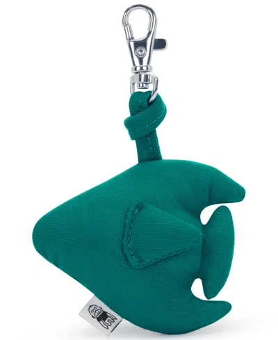 Kipling Fish Charm Keychain In Outspoken Green