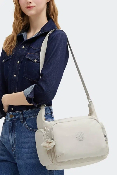 Kipling Gabb Nylon Crossbody Bag In Beige, Women's At Urban Outfitters