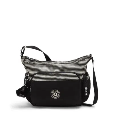 Kipling Gabb Small Crossbody Bag In Stripe Black Block