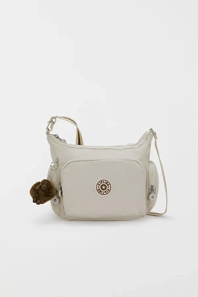 Kipling Gabb Small Nylon Crossbody Bag In Soft Sand, Women's At Urban Outfitters