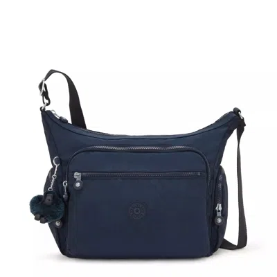 Kipling Gabbie Large Nylon Zip-top Crossbody Bag In Blue Bleu 2