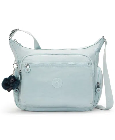 Kipling Gabbie Large Nylon Zip-top Crossbody Bag In Blue