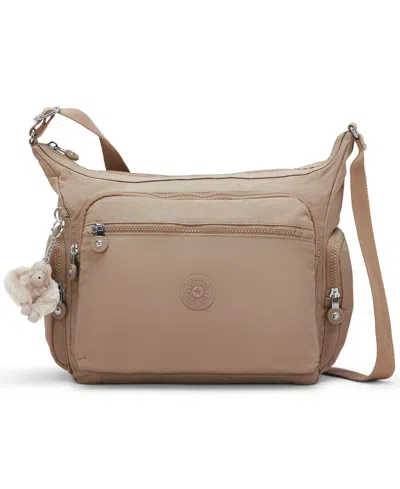 Kipling Gabbie Medium Crossbody Bag In Tan Beige