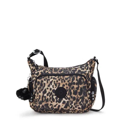 Kipling Gabbie Small Printed Crossbody Bag In Wild Leopard