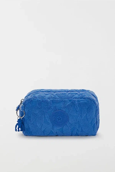 Kipling Gleam Terry Cloth Pouch In Blue, Women's At Urban Outfitters