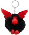 Kipling Halloween Devil Monkey Keychain In Halloween Red