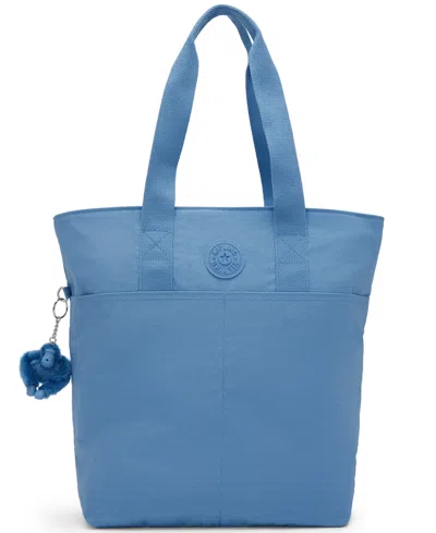 Kipling 's Hanifa 15" Laptop Tote In Vintage Blue