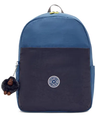 Kipling Haydar Laptop Backpack In Fantasy Blue Block