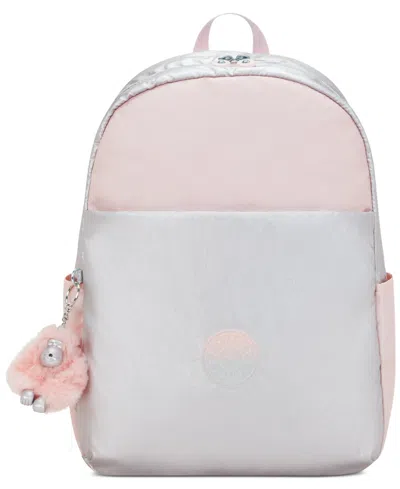 Kipling Haydar Laptop Backpack - Blush Metallic (15 in) Delivery or