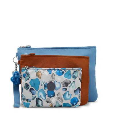 Kipling Iaka Large 3-in-1 Wristlet In Vintage Blue