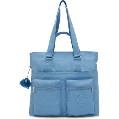 Kipling India 16" Laptop Tote Bag In Vintage Blue