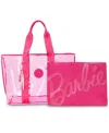 KIPLING JACEY EXTRA LARGE BARBIE CLEAR TOTE