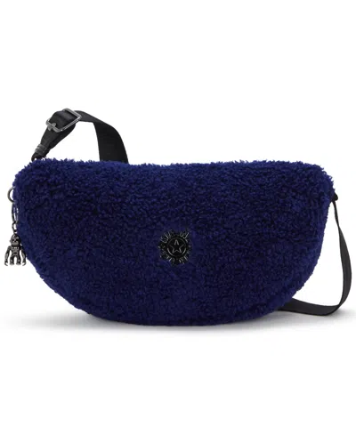 Kipling Julisa Large Crescent Crossbody Bag In Blue