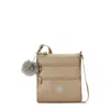 Kipling Keiko Metallic Crossbody Mini Bag In Neutral