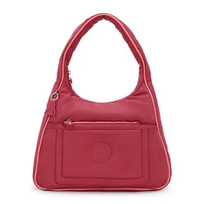 Kipling Ketchum Puffed Shoulder Bag In Red