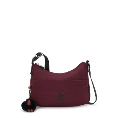 Kipling Larysa Shoulder Bag In Burgundy