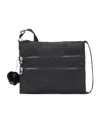 Kipling Logo Shoulder Bag In Black